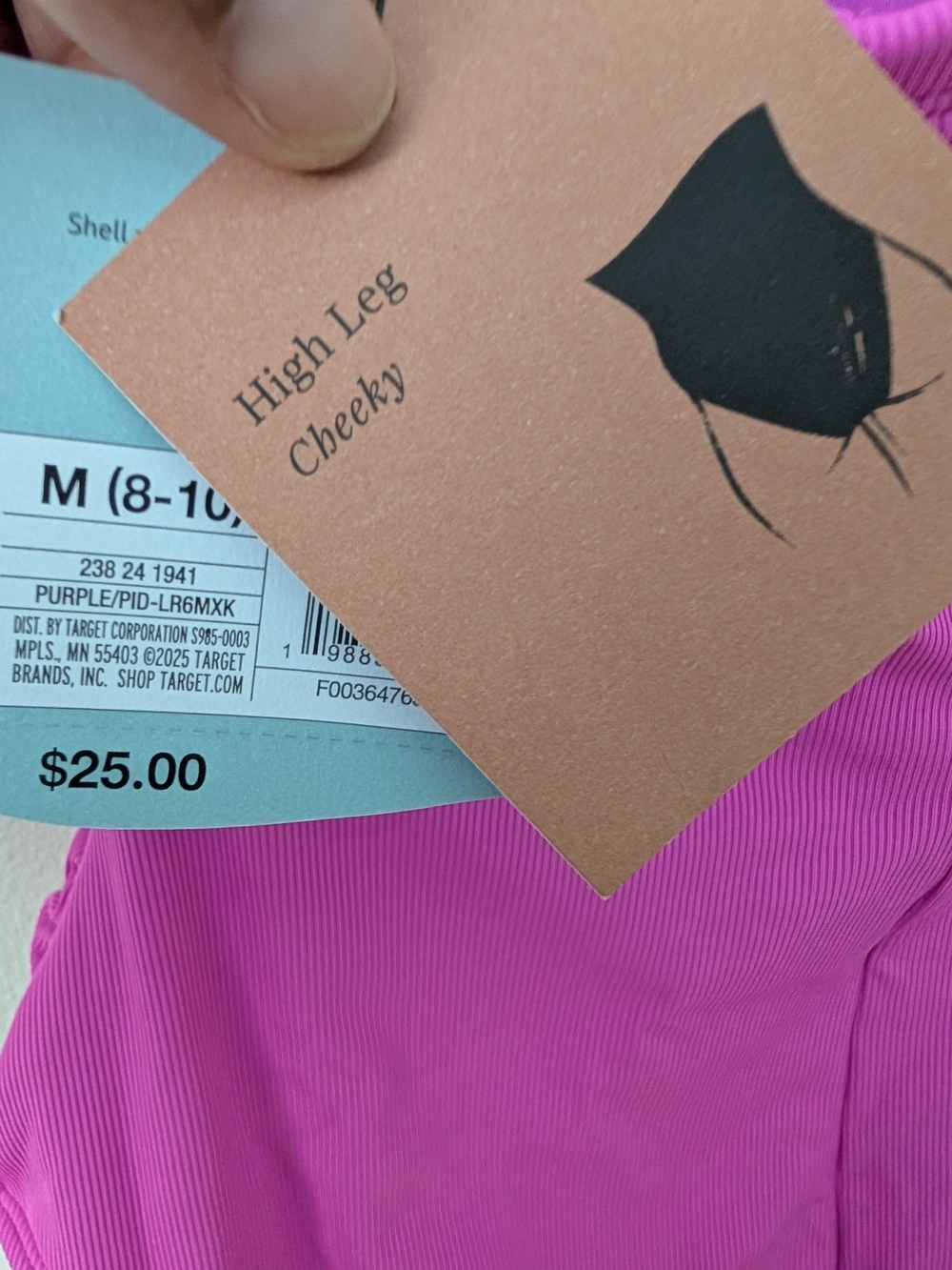 Target Fuchsia One-Piece Swimsuit With Add On Straps (See Photos And Read Below) - Picture 3 of 6
